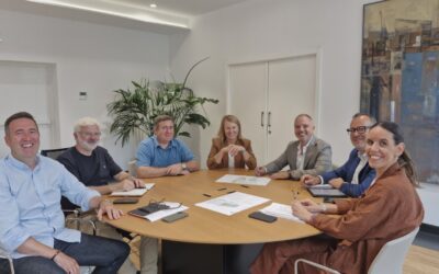 O Concello e Zona Franca deciden a parcela para o futuro centro de negocios